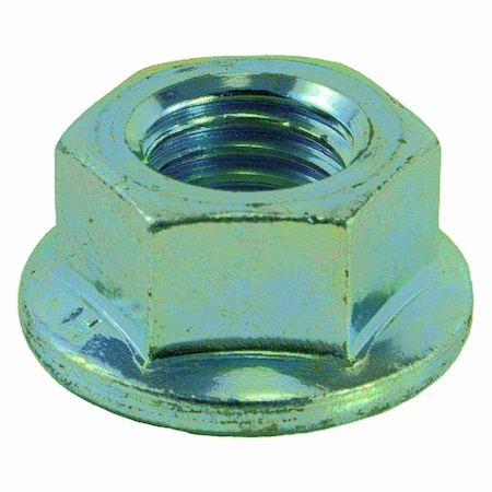 Midwest Fastener Flange Nut, M14-2.00, Steel, Class 8, Zinc Plated, 5 PK 76127